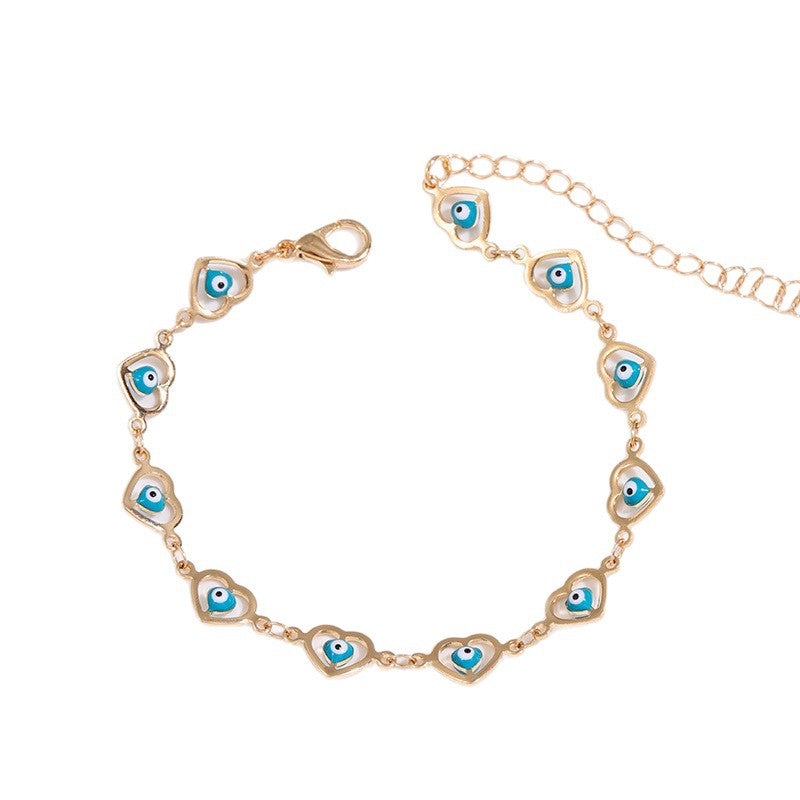 Heart-Shaped Beaded Bracelet Bowlift