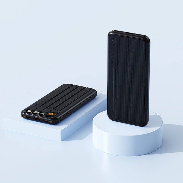 Powerbank with Integrated Charging Cables and High-Speed Charging Function Bowlift