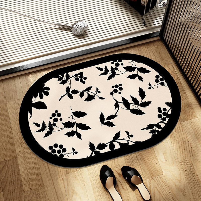Unisex Non-Slip Memory Foam Bath Mat Bowlift