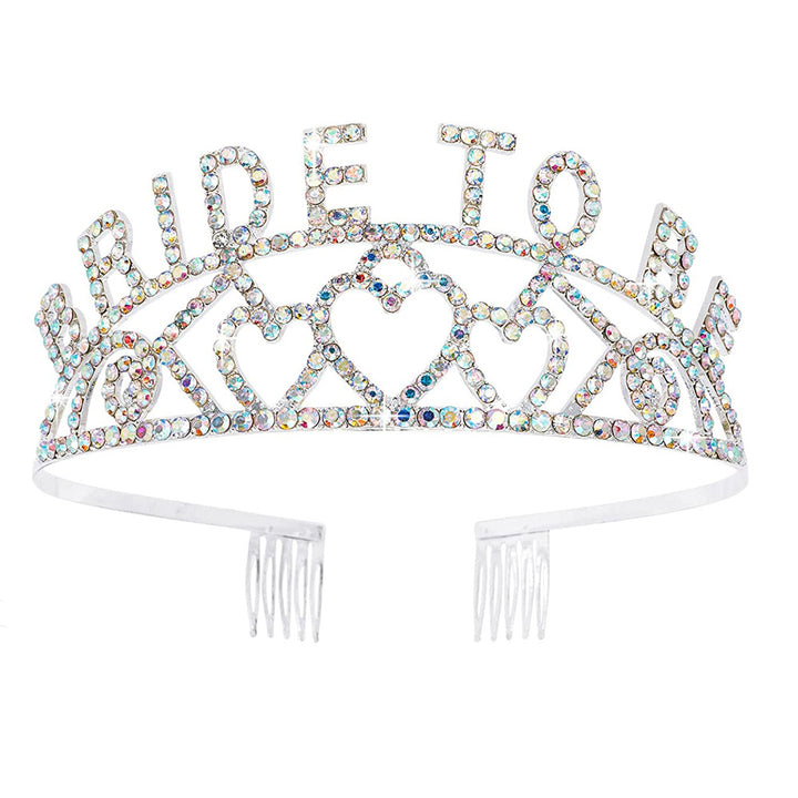 Women's Glittering Tiara with Heart Motifs Bowlift