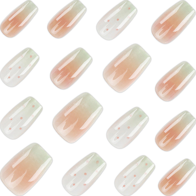 Elegant Square Gel Press-On Nails Bowlift