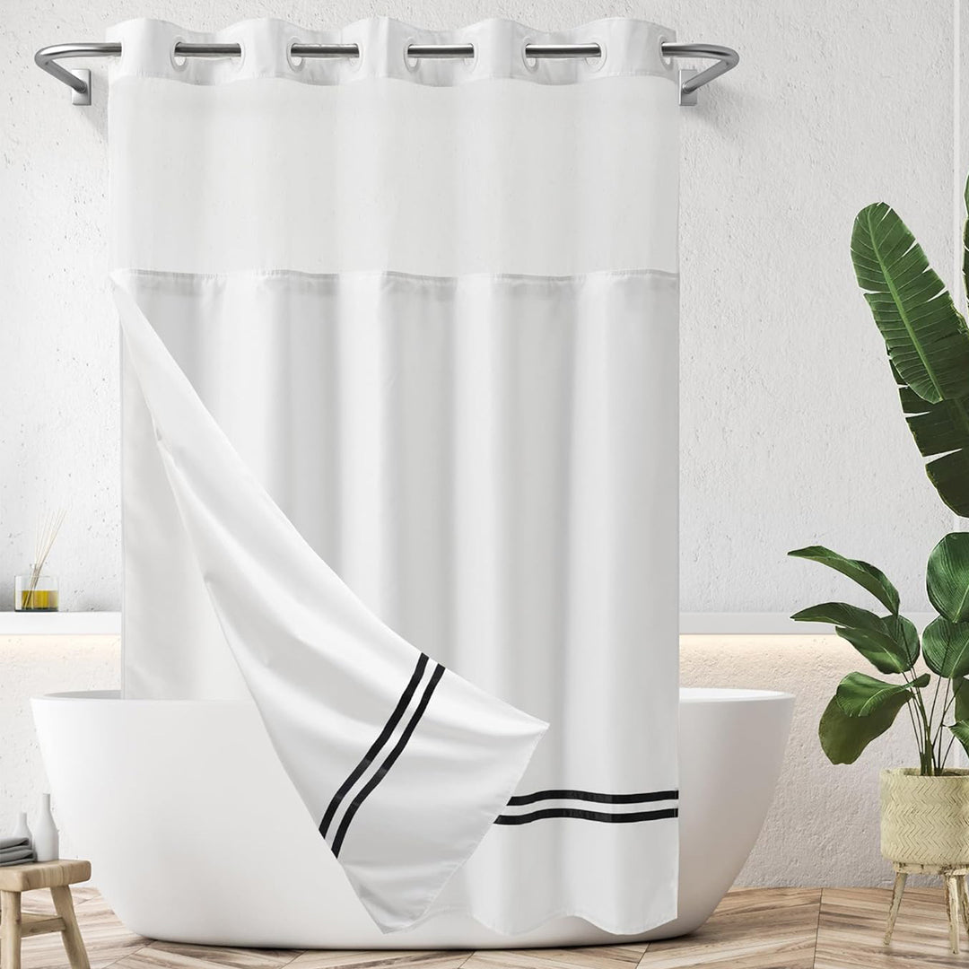 Modern Minimalist Shower Curtain Bowlift