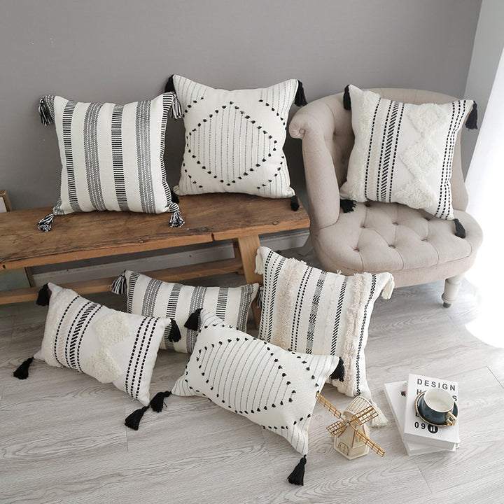 Structured Bohemian Throw Pillow