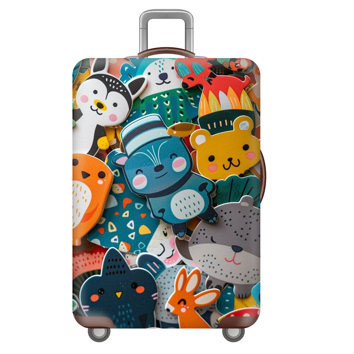 Unisex nan robust hard-shell suitcase with artistic face portrait print and 360° wheels Bowlift