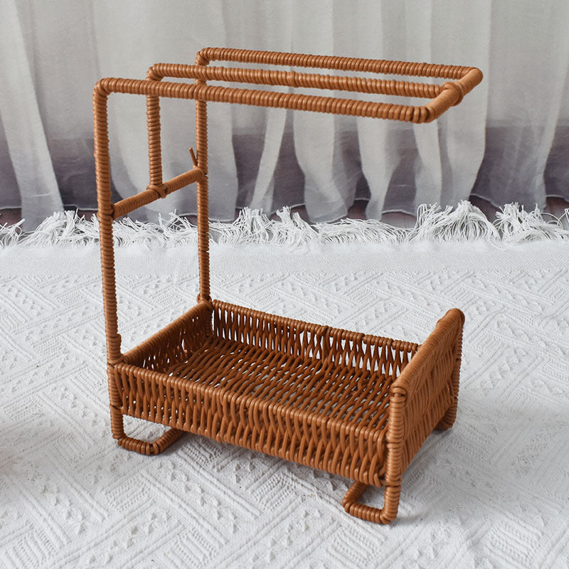 Handmade Rattan Storage Basket Bowlift