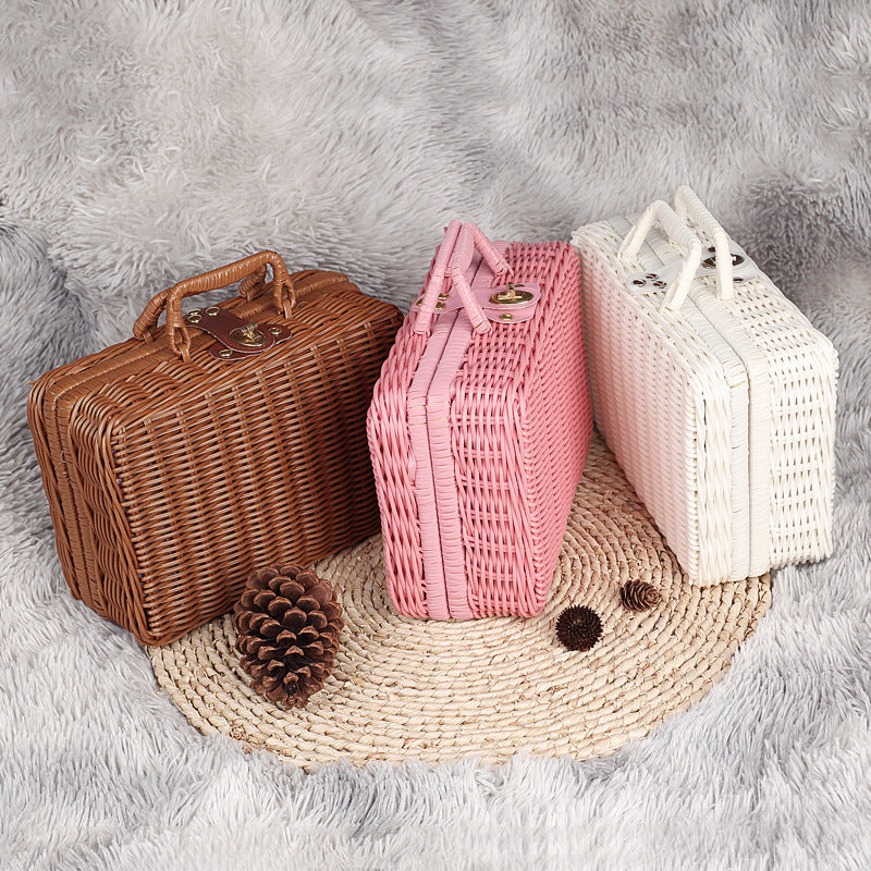 Chic Woven Storage Handbag Bowlift
