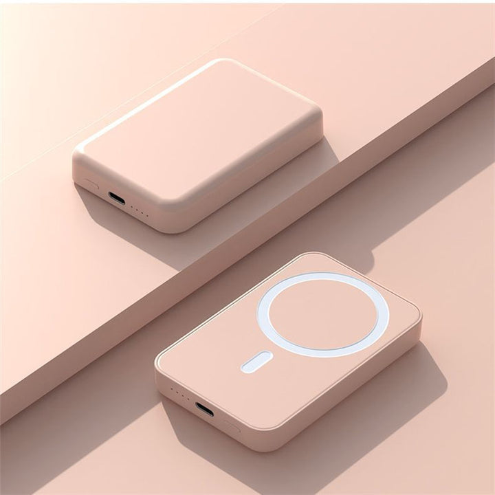 Portable power bank with wireless fast charging function and innovative design Bowlift