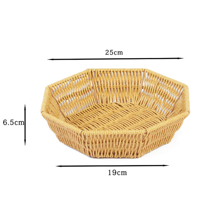 Decorative Hexagonal Storage Basket Bowlift
