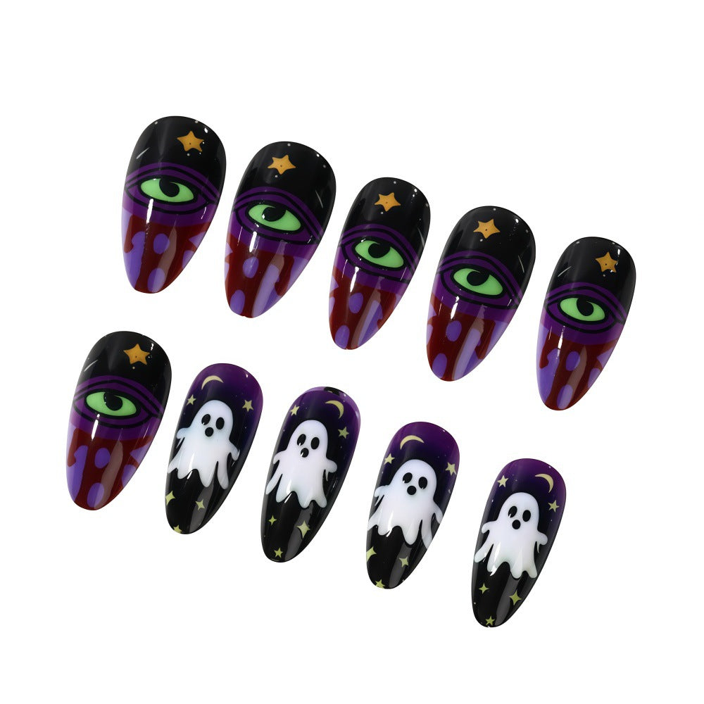 Creative Halloween-style artificial nails Bowlift
