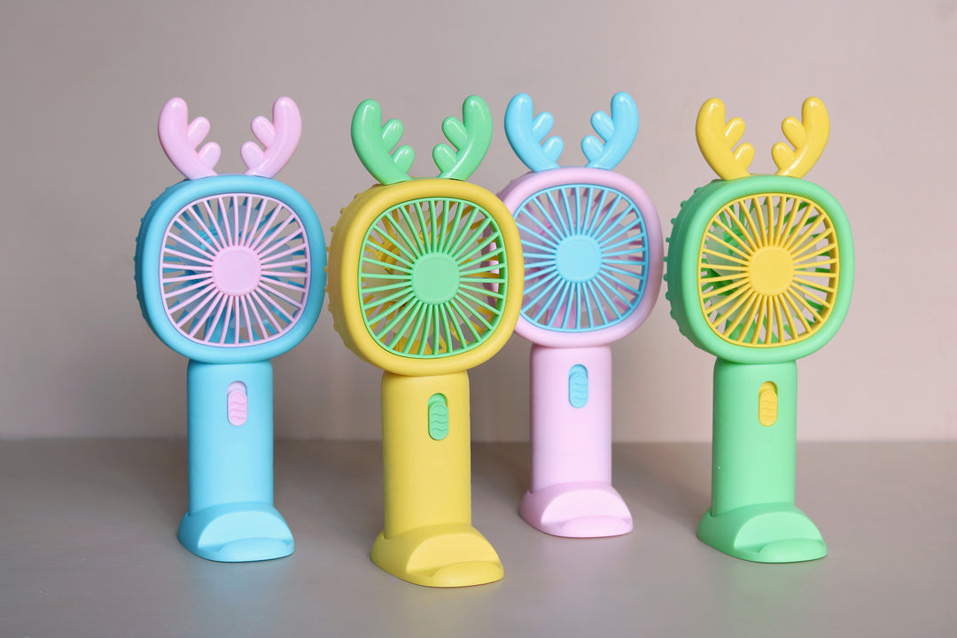 Unisex Portable Mini Fan with Animal Ear Design Bowlift