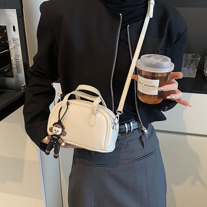 Premium Mini Leather Handbag Bowlift