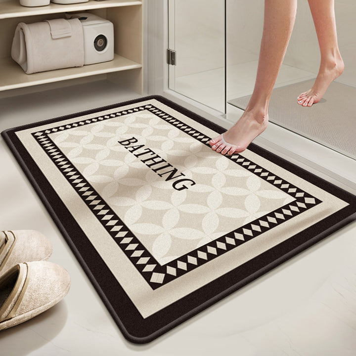 Plush Bath Mat Bowlift