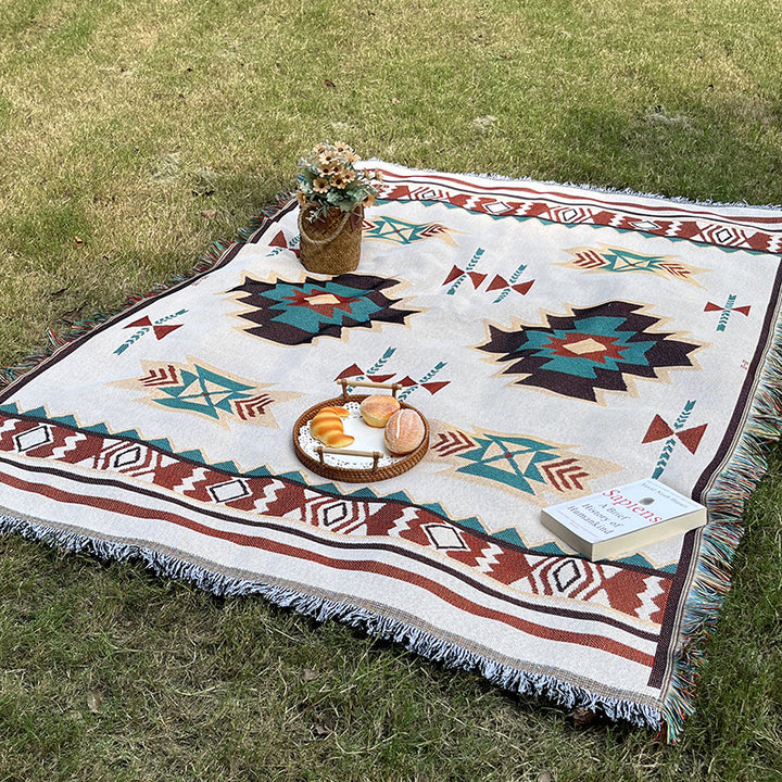 Playful Cartoon-Themed Throw Blanket