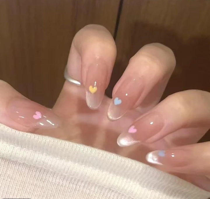 Thematic Artisanal Press-On Nail Set Bowlift