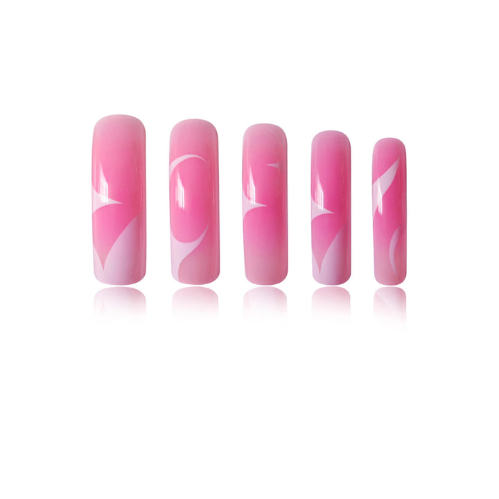 Elegant Artistry Press-On Nail Set Bowlift