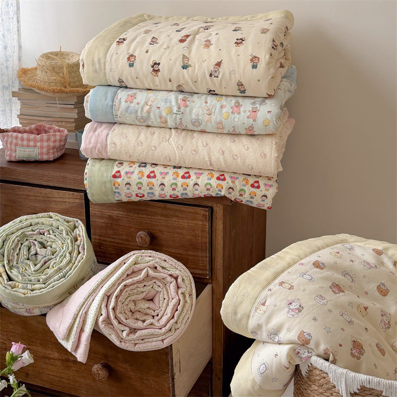 Women’s children's duvet with playful doll pattern Bowlift