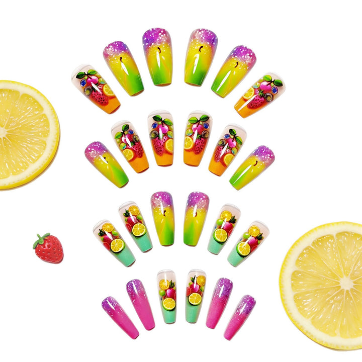 Creative nail art with fruity 3D design Bowlift