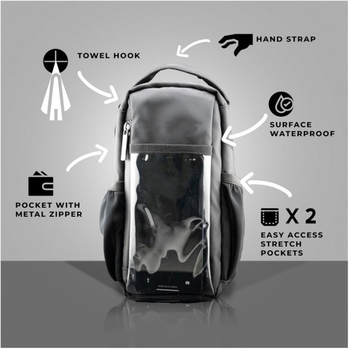 Multifunctional backpack with viewing window Bowlift