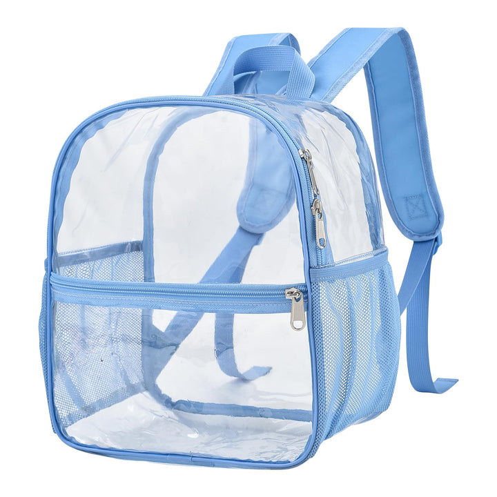 Unisex transparent backpack with functional design and multiple compartments Bowlift