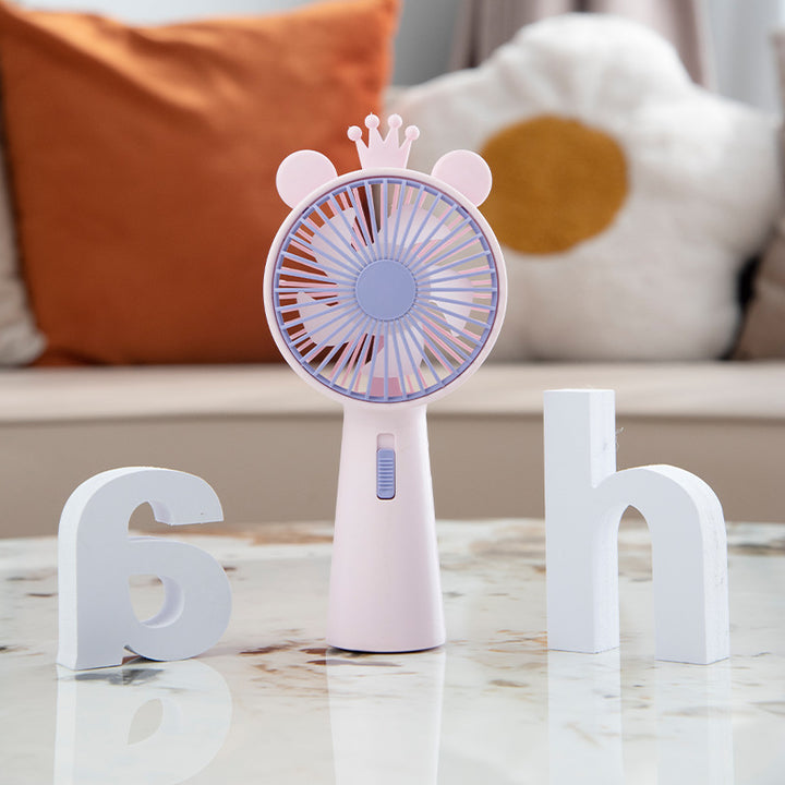 Ladies portable mini fan with cute design Bowlift