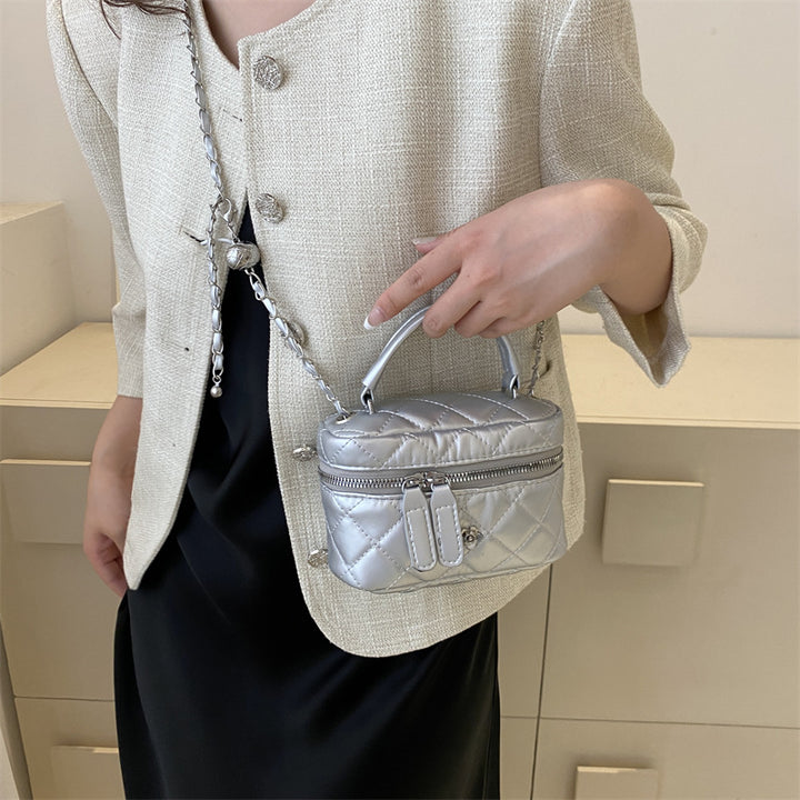 Quilted Mini Crossbody Handbag Bowlift