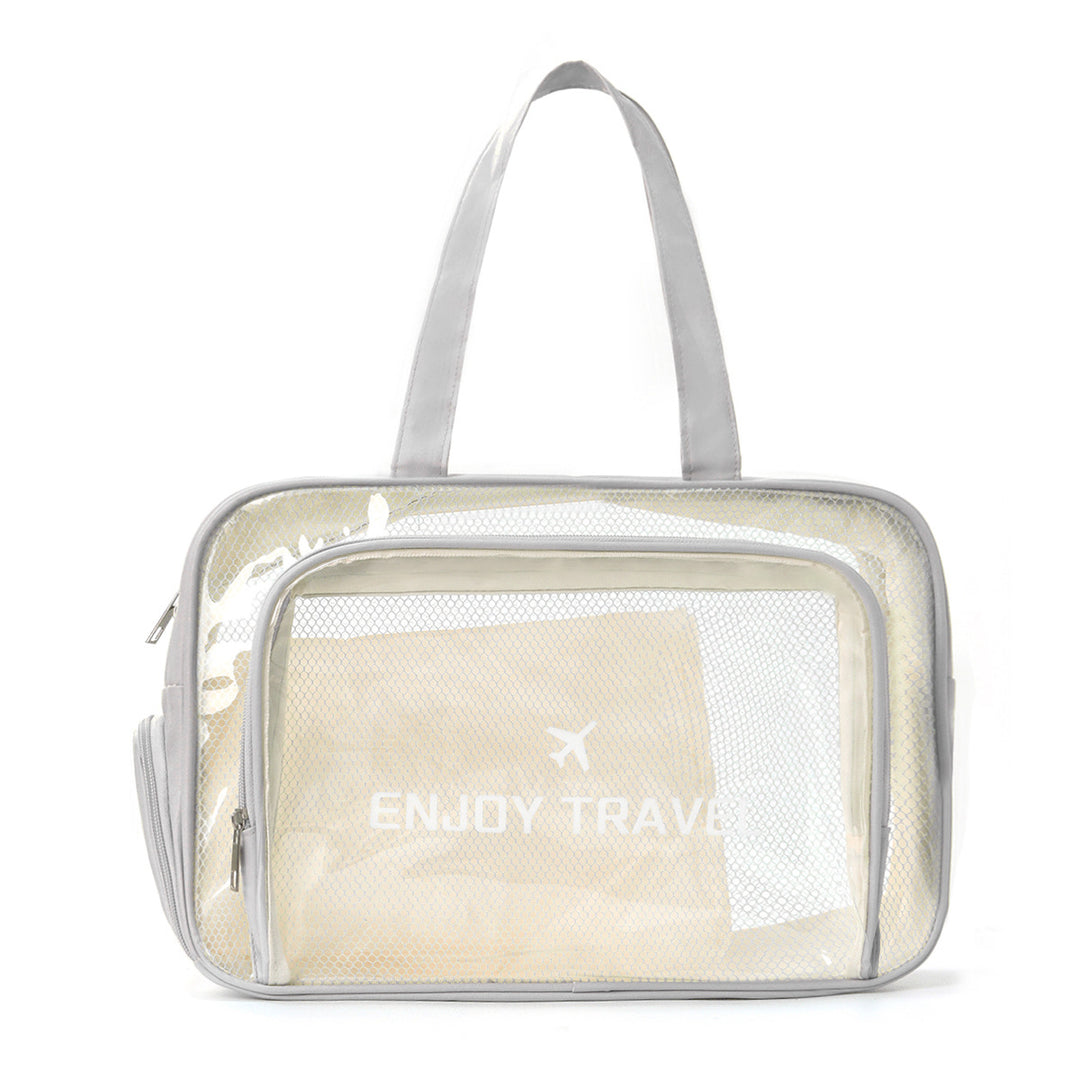 Transparent Travel Bag with Versatile Compartments Bowlift