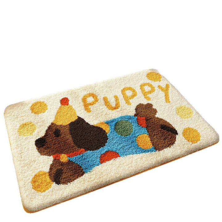 Cute Cartoon Cat Bath Rug Bowlift