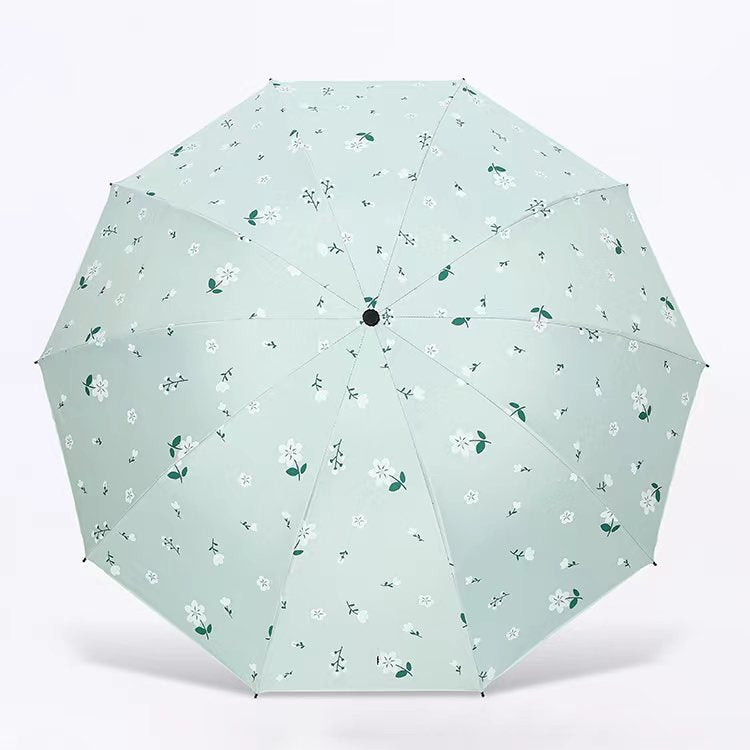 Women's Umbrella with Floral Design Bowlift