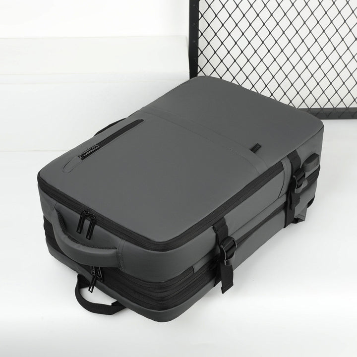 Laptop backpack with ergonomic back padding and innovative organizer compartments Bowlift