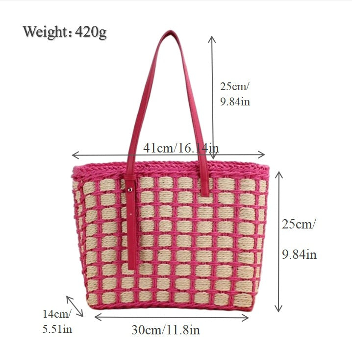 Handwoven basket bag Bowlift