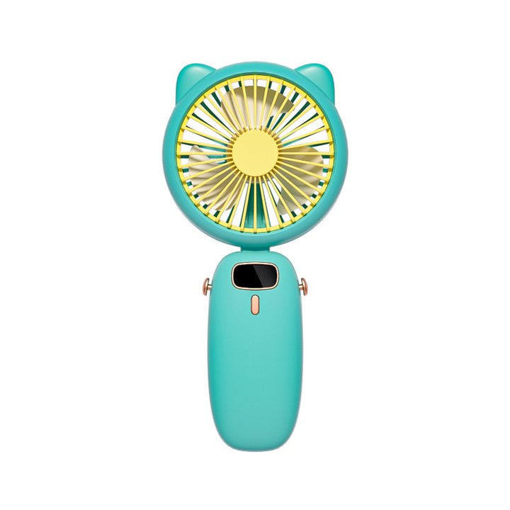 Cute Cat-Themed Handheld Fan Bowlift