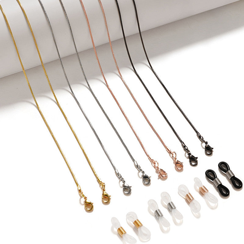 Sleek Metal Eyewear Chain Bowlift