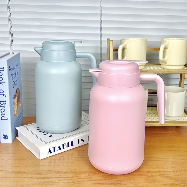 Women's insulated thermos with innovative leak protection and ergonomic handle Bowlift