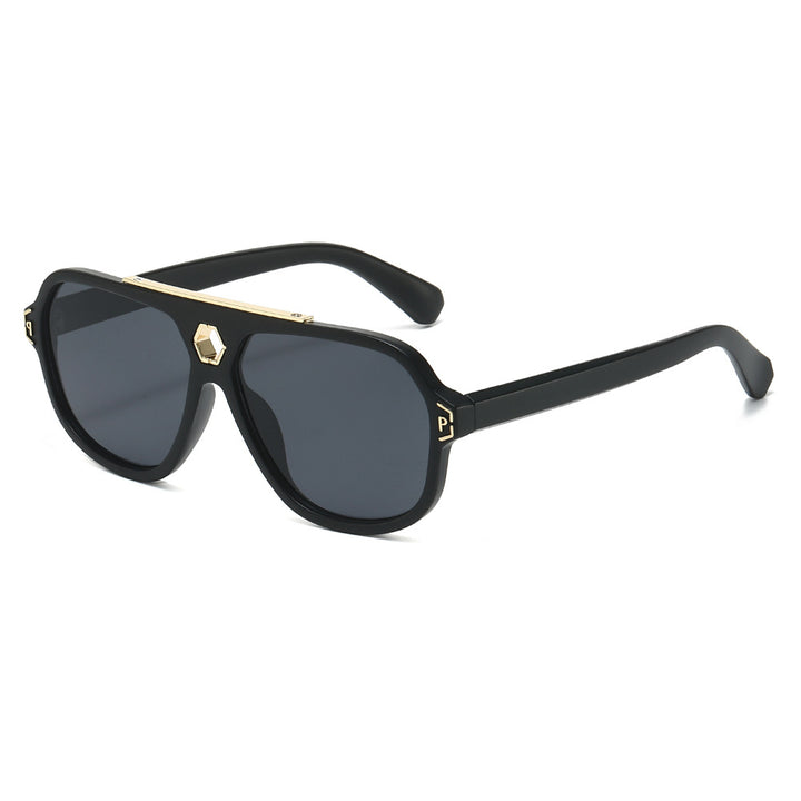 Statement Geometric Shield Sunglasses Bowlift