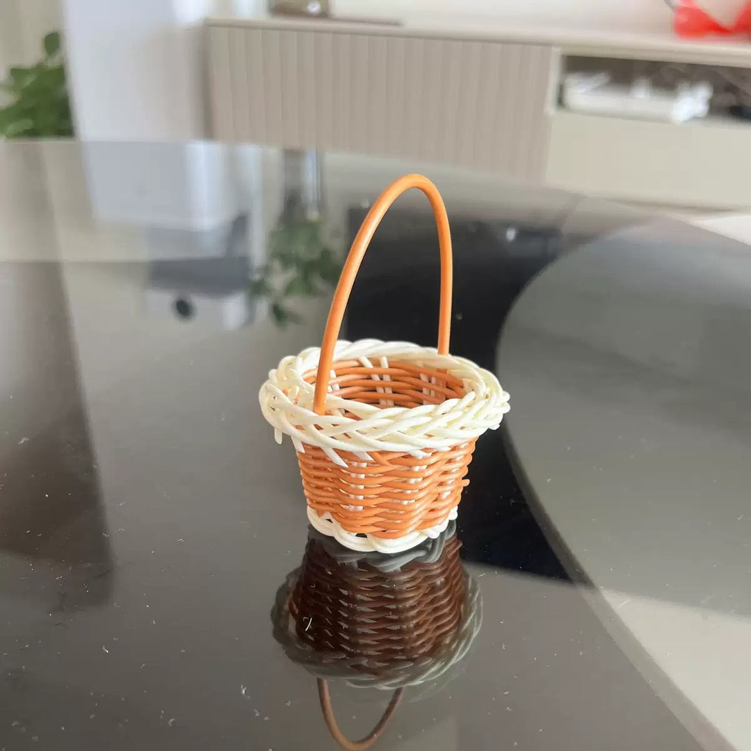 Mini Decorative Woven Basket Bowlift