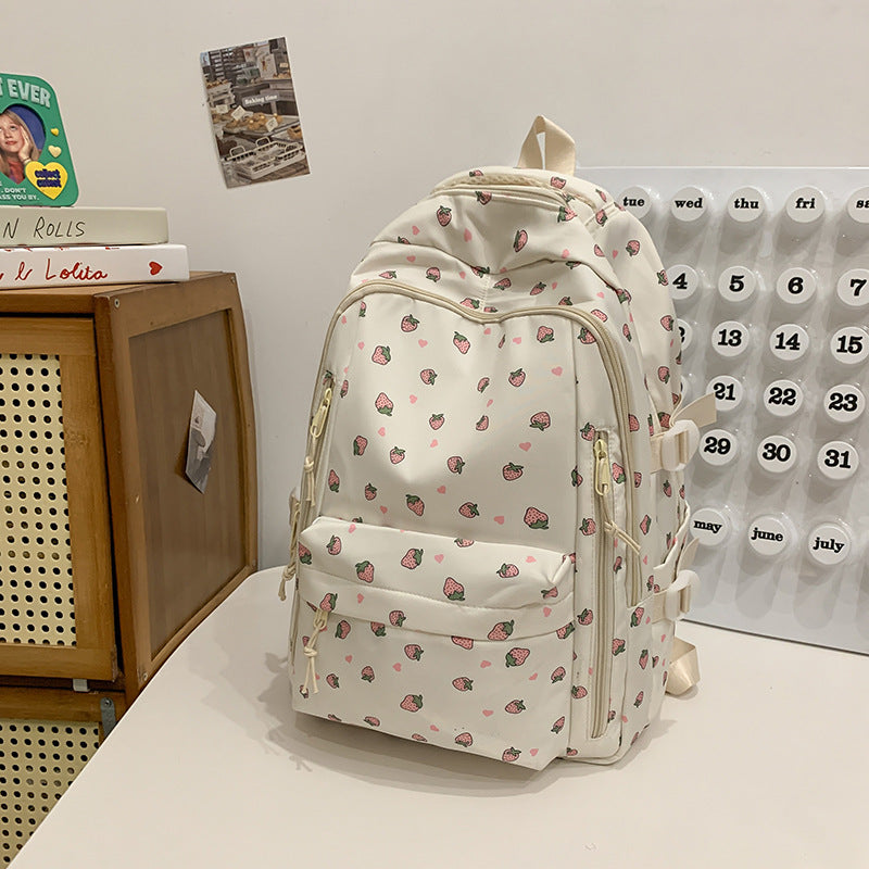 Floral Embroidered Backpack