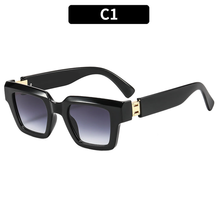 Oversized Geometric Retro Sunglasses