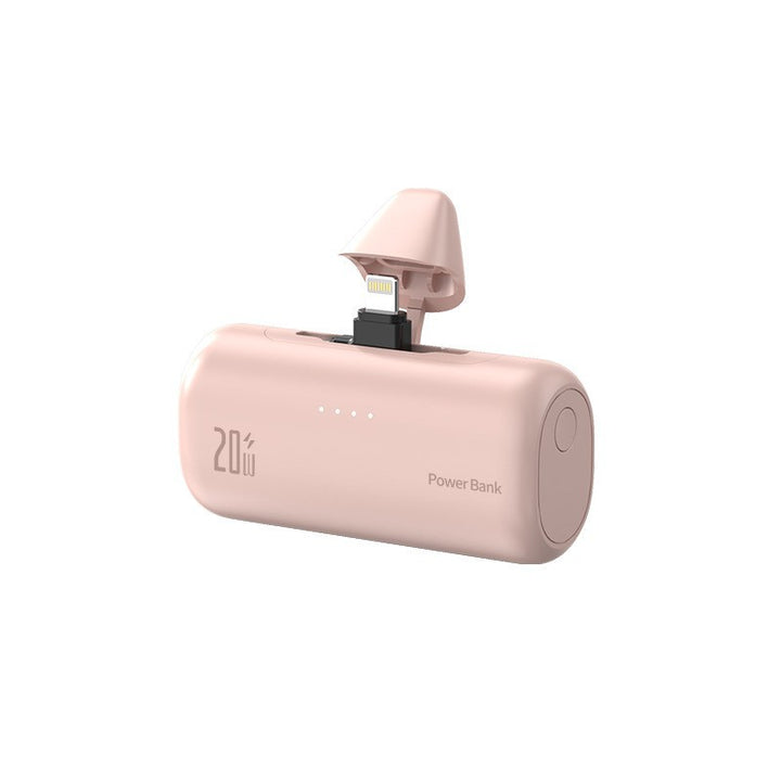 Portable power bank with integrated Lightning connector and fast charging function Bowlift