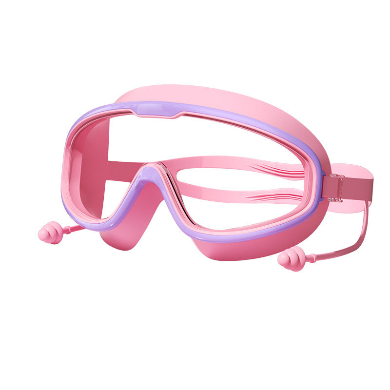 Kids Dinosaur-Themed Swim Mask and Cap Set Bowlift