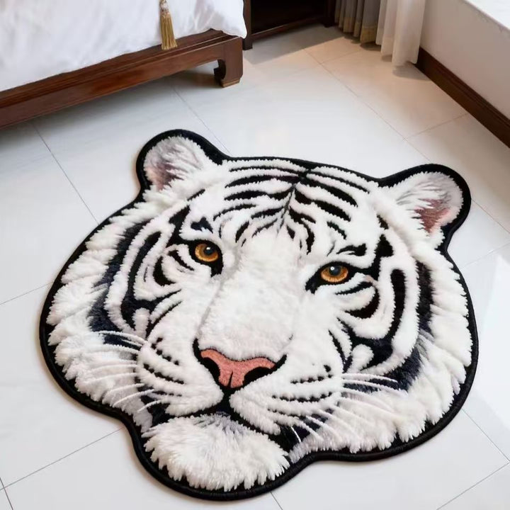 Animal-shaped Plush Rug