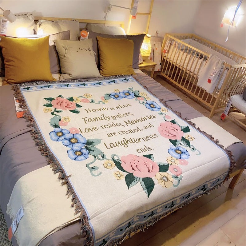 Inspirational Tapestry Blanket