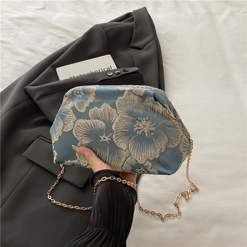 Floral Embellished Evening Clutch Bowlift