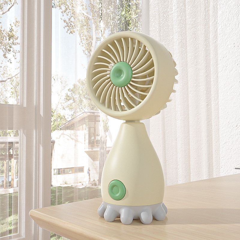 Unisex Handheld Fan with Flexible Tilt Angle Bowlift