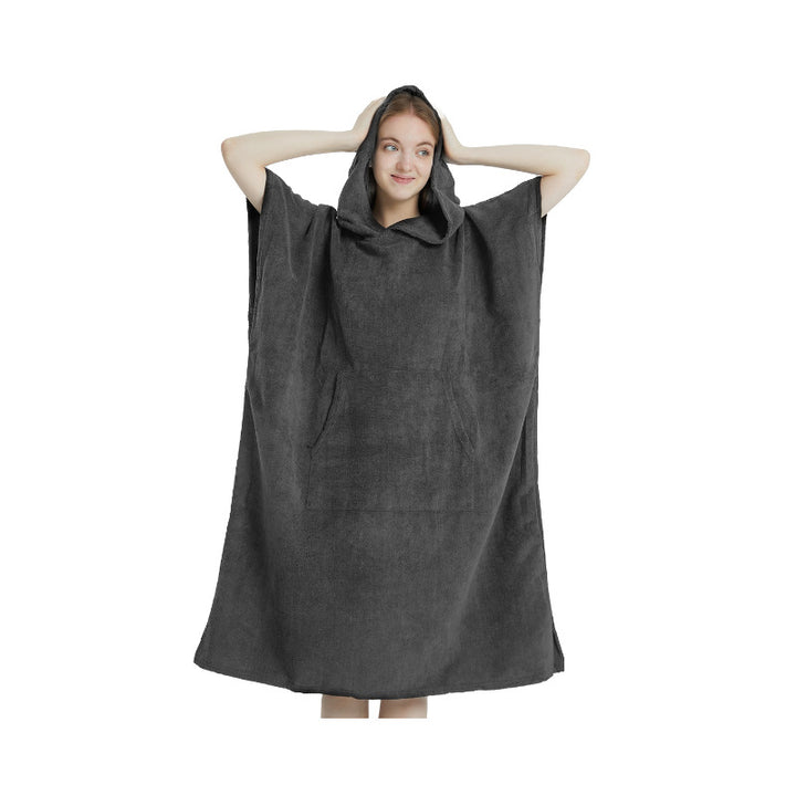 Women's Cozy Hooded Bathrobe Bowlift