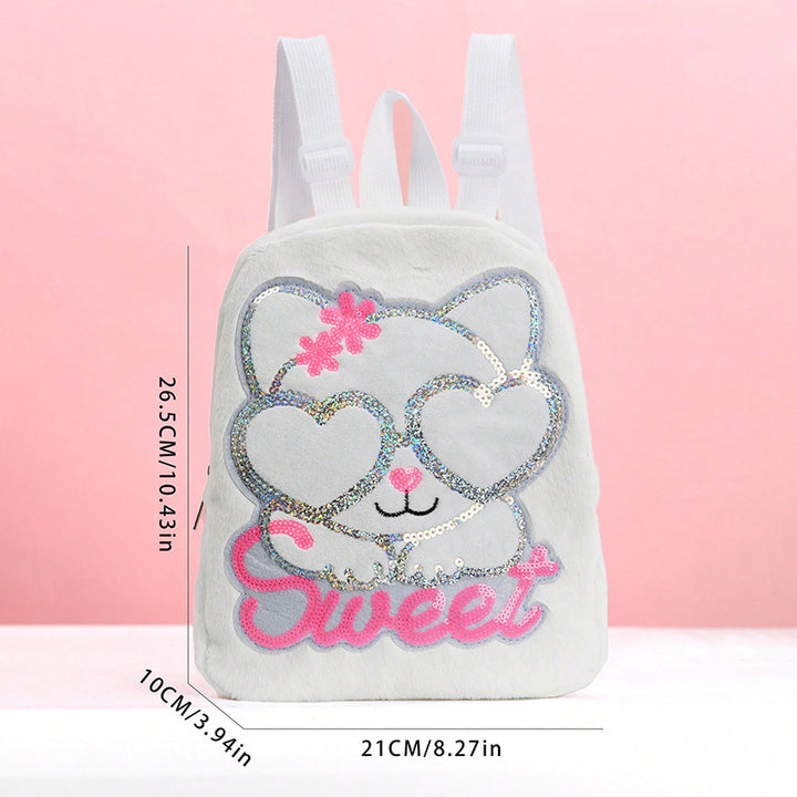 Plush backpack with animal design Bowlift