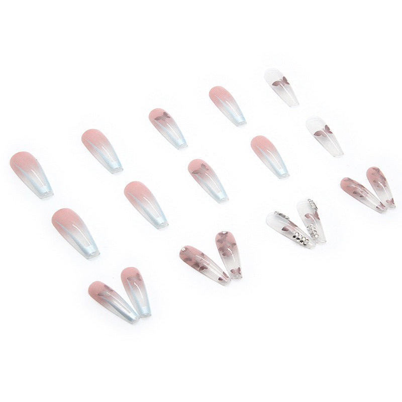 Nail art set with stylish butterfly decorations Bowlift