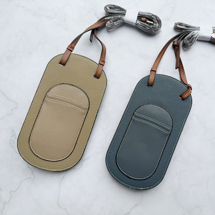 Leather Crossbody Phone Pouch Bowlift