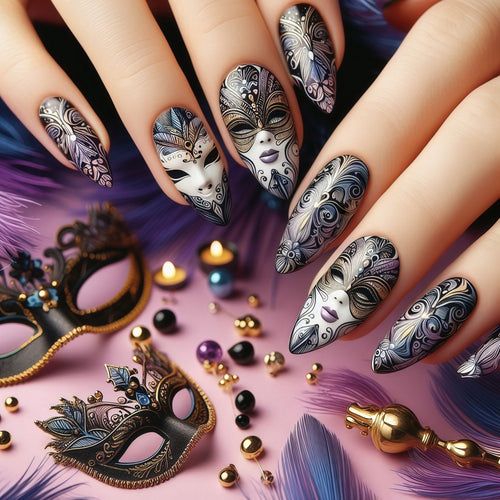 Creatively designed nail art Bowlift