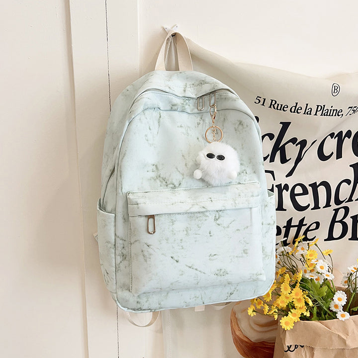 Leisure backpack with creative accents Bowlift