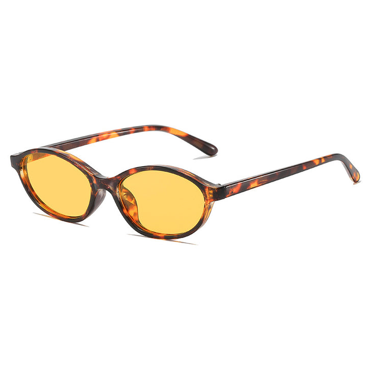 Elegant Vintage-Inspired Oval Sunglasses Bowlift